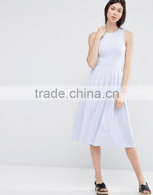 Sexy cross back designer wedding dress 2016, skate dress elegant