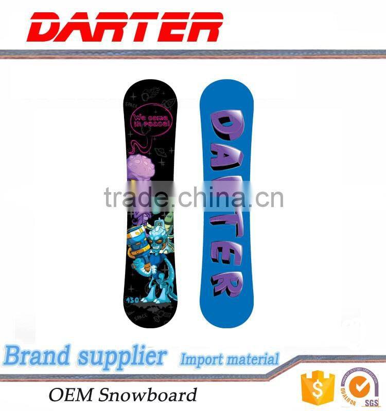 Different specifications fun anime flat camber snowboard manufacturing equipment