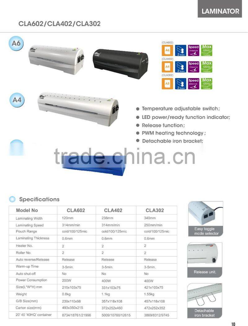 A3 Size Hot Roll Laminator