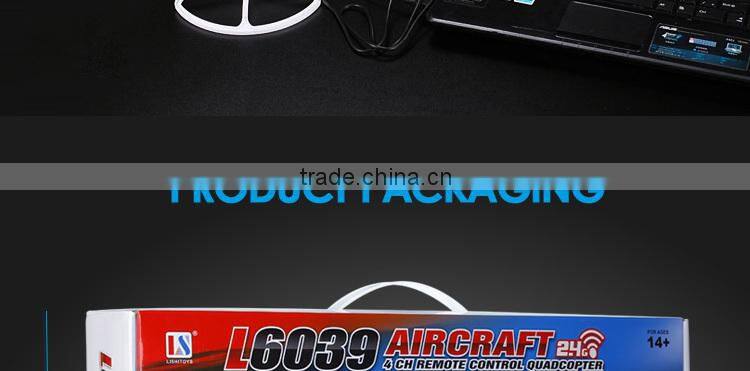 X-VIKI L6039 2.4G 4CH 6 Axis Gyro Headless Mode RC Quadcopter Camera RTF