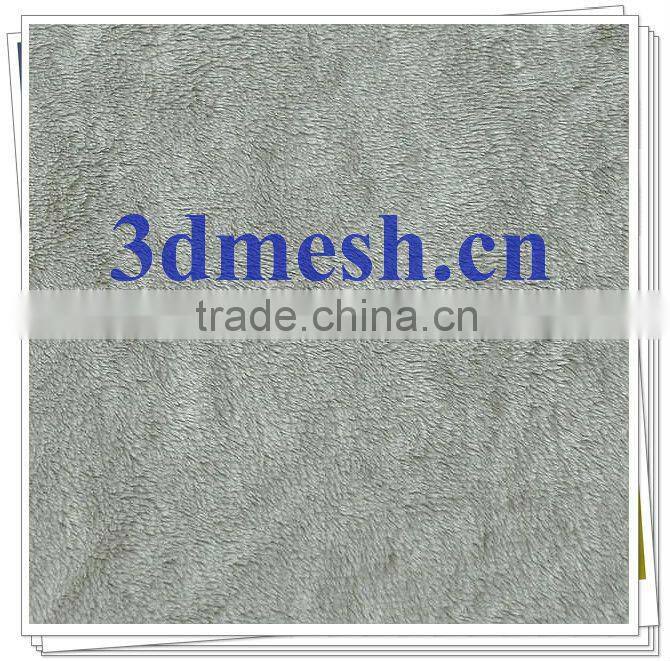 Plain Black Velour Fabric