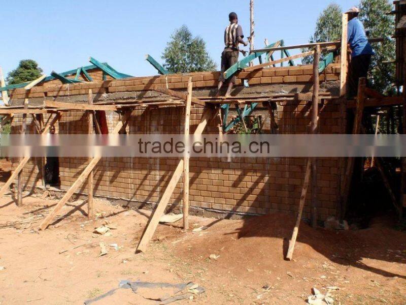 2016 popular low cost lego interlocking clay brick making machine for sale