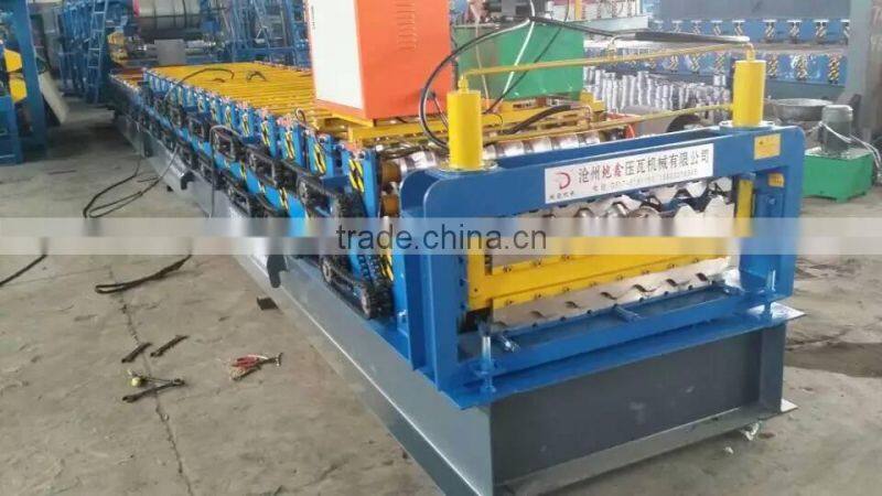 Double Deck Profile Metal Roofing Sheet Making Machine For Sale