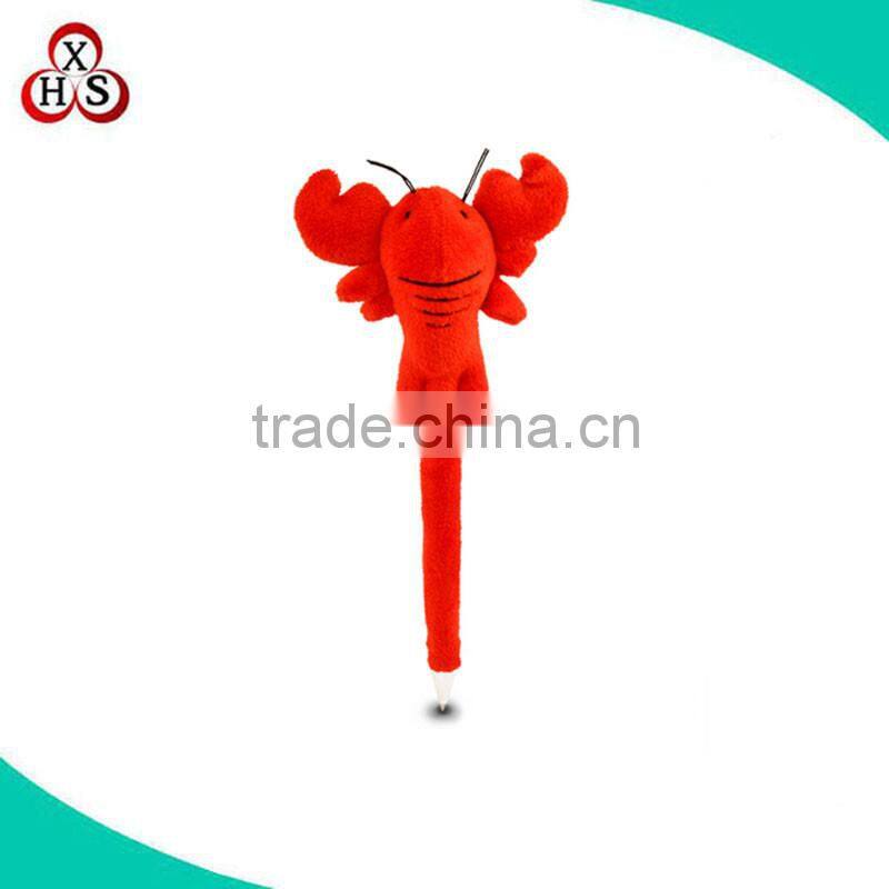 factory customized plush pen dog stuffed pen toy for kids
