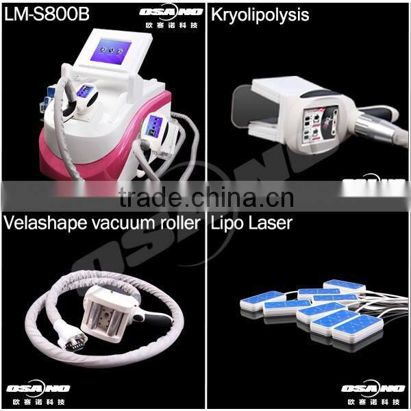 Cryo Tech Therapy Machine Lipolaser Vacuum RF Roller Machine