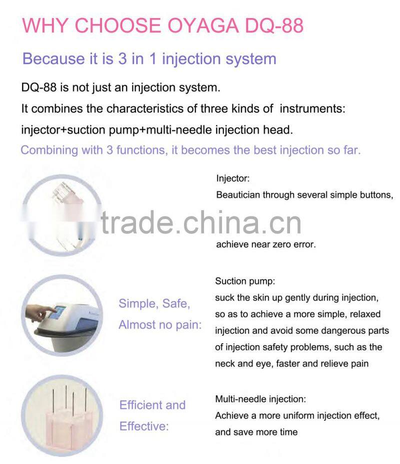 2015 Hot selling anti-aging skin beauty mesogun needle mesotherapy guns