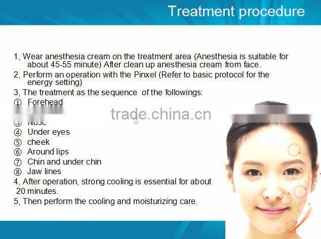 2016 excellent portable fractional rf and micro needle machine for clinic,beauty spa