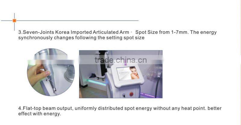 1064nm/532nm Q switched nd yag laser tattoo removal acne removal beauty device--QS-I
