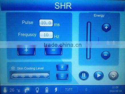 Acne and skin rejuvenation treatment IPL SHR machine Vertical