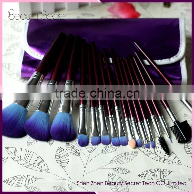 12pcs aluminum handle make up brush sets makeup use