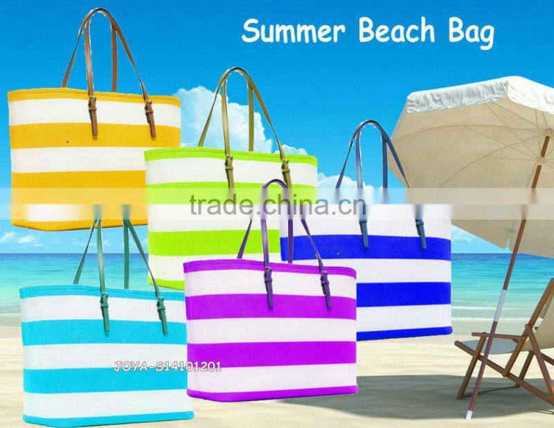2015 New Style Stripes Fashion Straw Bag
