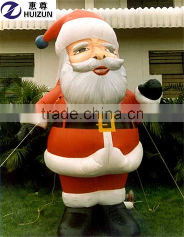 New promotional lovely inflatable santa claus for sale
