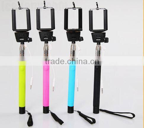 most popular products comepetitive price bluetooth selfie monopod / cable take pole selfie stick oem accept