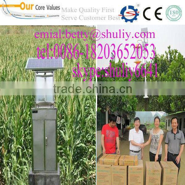 intelligent high efficient Solar moth killer lamp/light trap/sale well trapping lights