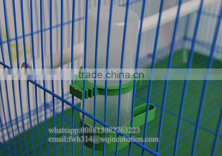 Plastic Bird Feeders Fruit Food Fork Install Cage Accessories