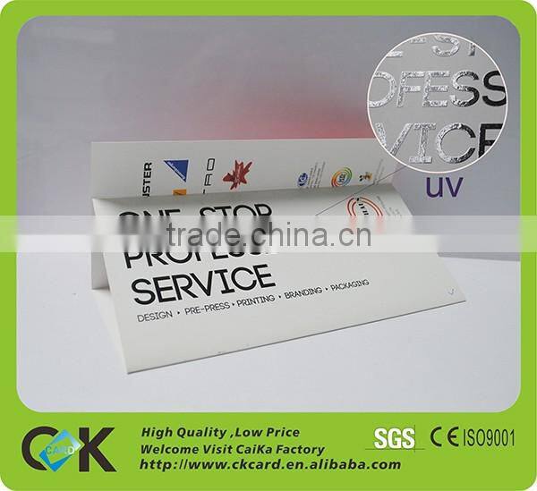 Artpaper custom advertising brochure