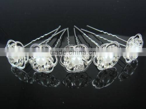 HP209 flower indian bridal decorative hair pin