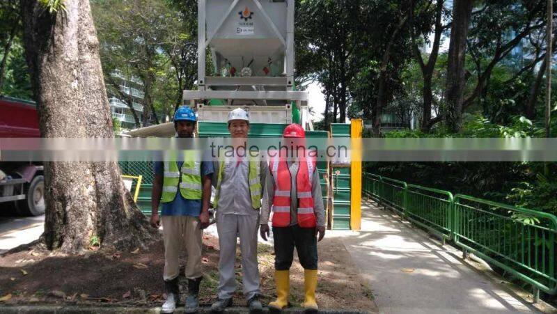 2017 hot sale movable horizontal cement silo for sale