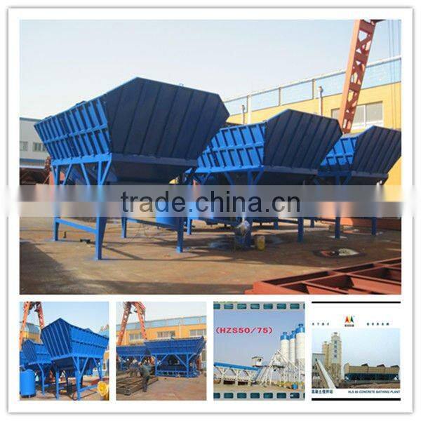 Mobile concrete batching plant YHZS50 Lianchuang factory