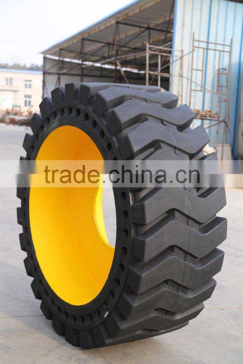 Top Quality 17.5-25 Solid Tyres With Rims & Holes