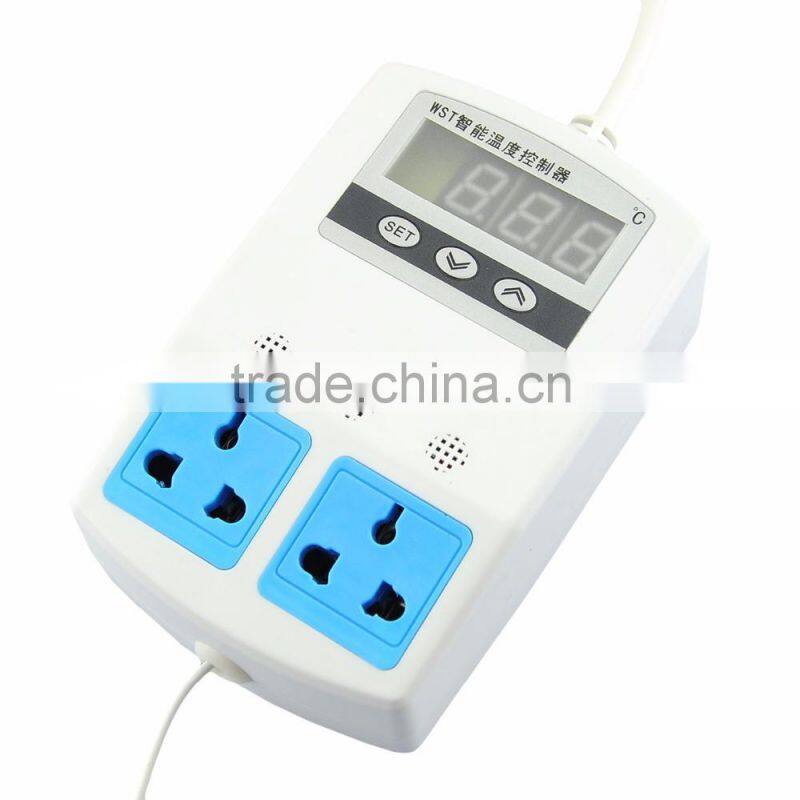 Twin Socket Thermostat for Reptile Snake Lizard Incubator Aquarium Heat Mat Lamp