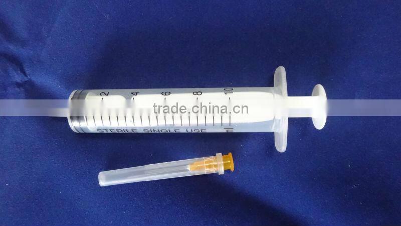 Disposable 3-parts Syringe Luer Slip/Lock with needle