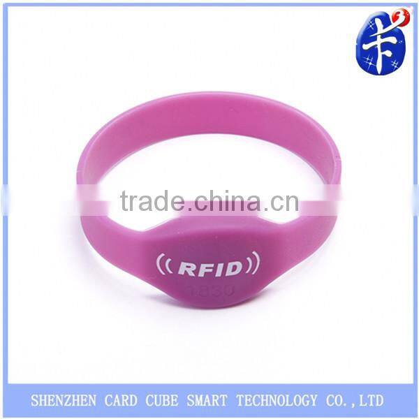 waterproof 915mhz uhf rfid wristband for access control use