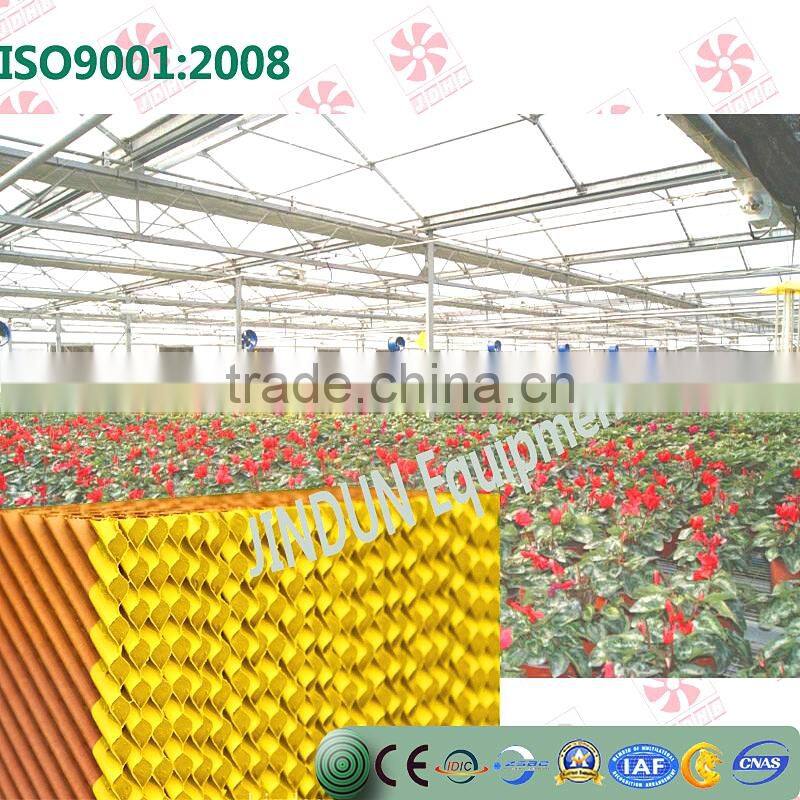6090 type honey comb water evaporative solar greenhouse paper cooling pad
