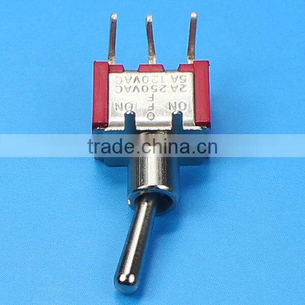 MTS-102-C3 3PIN ON-ON H termianl toggle switch