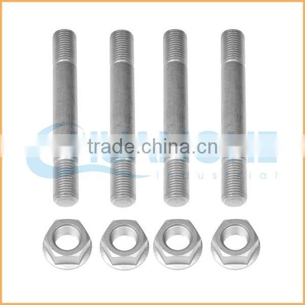 Factory direct sales high quality zinc plated double end stud bolt