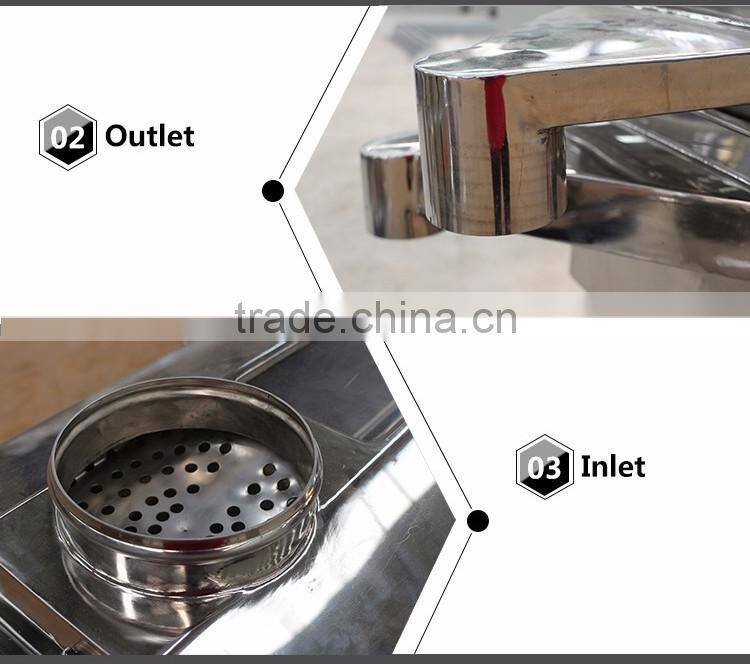 mini linear vibrating screen for rice grain granule powder