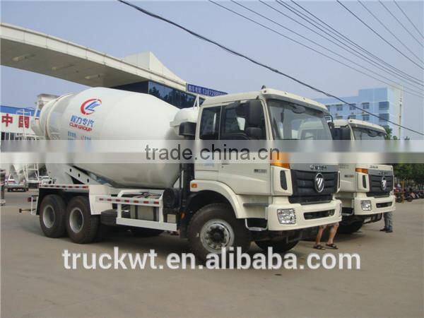 12 cubic meter foton AUMAN 6x4 concrete agitator truck for sale