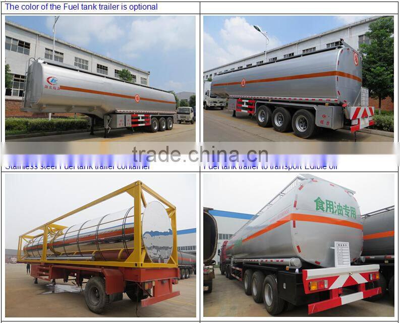 very hot sale 30000 liters to 60000 liters Farm Fuel Trailer with compartments /Petrol Tanker Semitrailer/crude oil