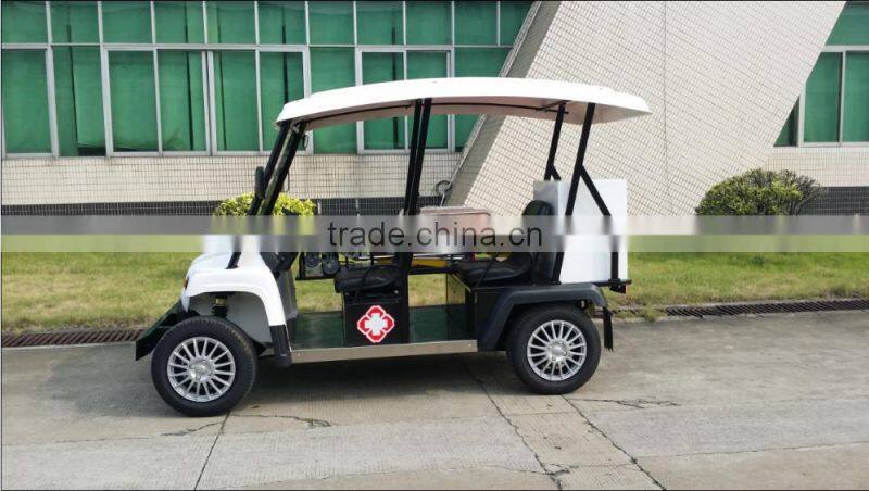 Guangzhou unique latest ambulance golf car battery operated utility vehicle