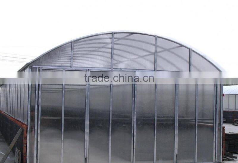 Pc sheet tunnel greenhouse