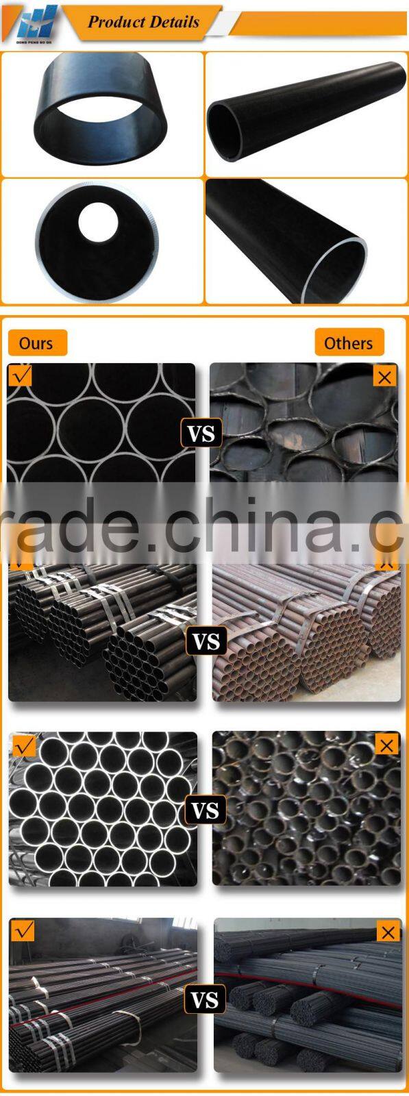 1/2'x2.1mm ASTM A500 circular section steel sizes