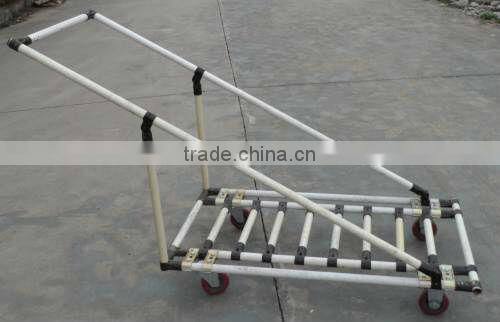single pipe metal joint clamp with plastic coated pipe for pipe rack system