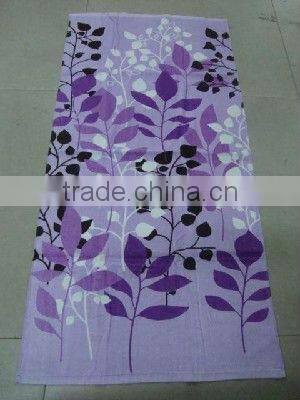 purple adult/child printed beach towel 33125