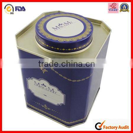 dongguan square tea tin canisters