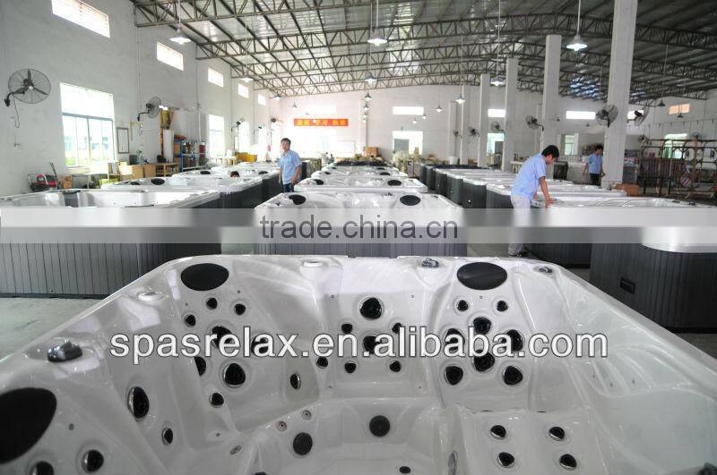 Luxury Square bathtub Massagers/Whirlpools with 9-10 seats