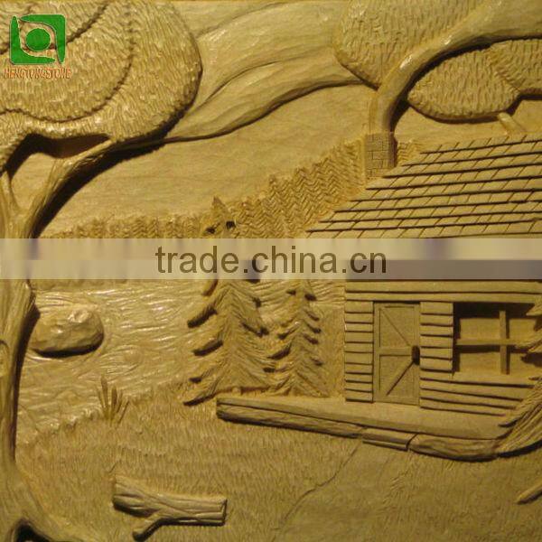 Marble Carved Wall Relief Decoration