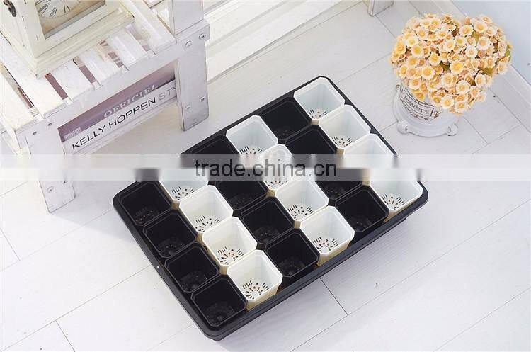 Plastic 20 Divided Plant Flower Pots Tray