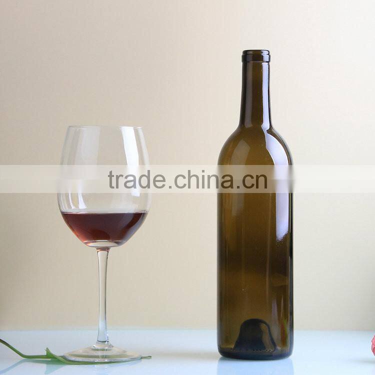 High quality eco-friendly 750ml Chinese factory tall wine bottles