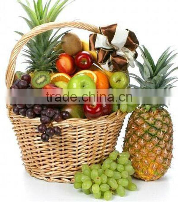 wholesale artificial willow fruit basket at Christmas