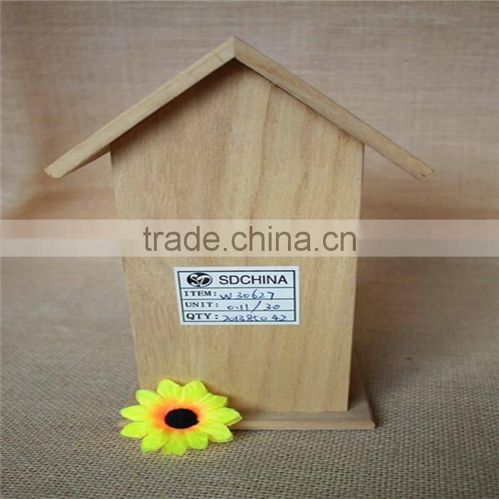Wooden carved bird miniature wood crafts houses for sale