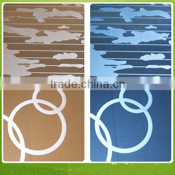 Beautiful Color Etching Stainless Steel Interior Elevator Cabin Decoration