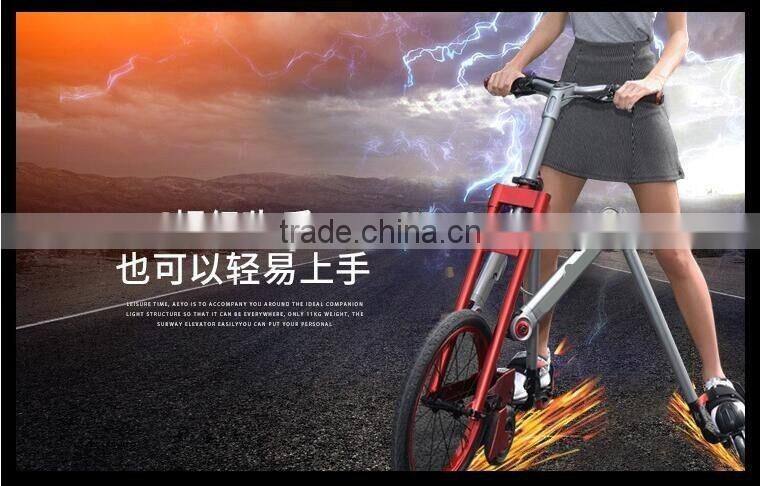 2016 Hot High Quality Folding Roller Skating Bicycle Fasion Flexible 3 Wheel Bike With Roller Skating Shoes Wholesale