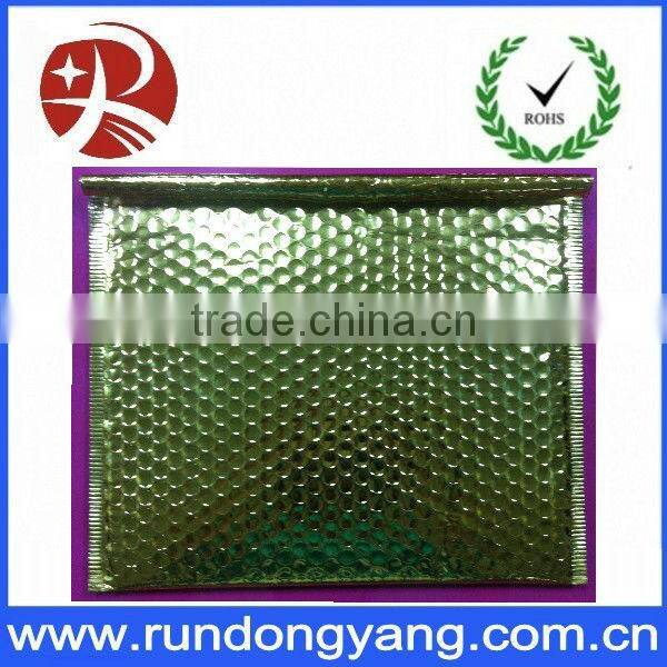 Green Plastic Air Bubble Mailing Bags