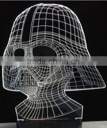 bed sides table light children nightlight 3D display fancy standing dolphin lamp