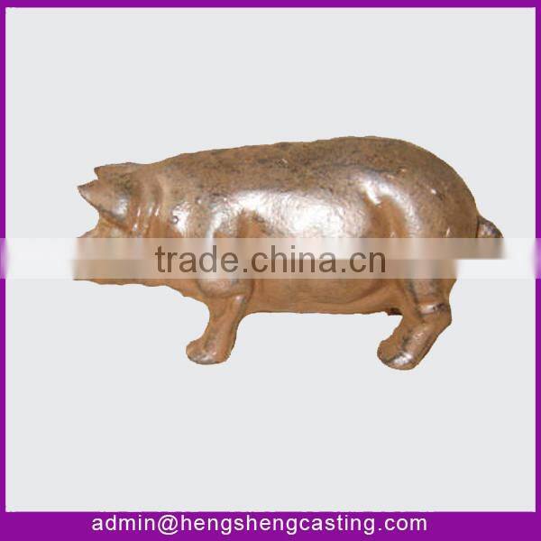 garden animal cast iron decorations chicken